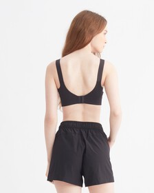 ESSENTIALS HIGH IMPACT SPORTS BRA, BLACK BEAUTY, hi-res