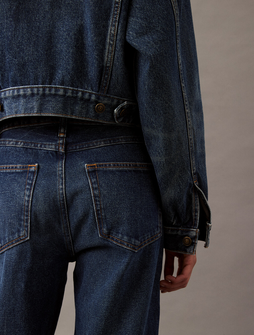 90s Denim Trucker Jacket, CK NO05, hi-res