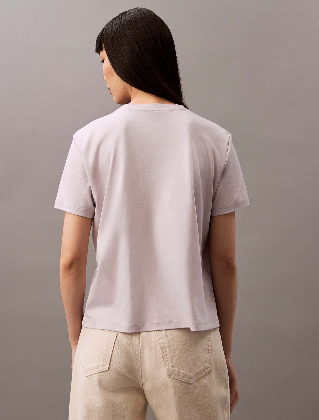 Standard Logo Monogram Tee, Lilac Marble, hi-res
