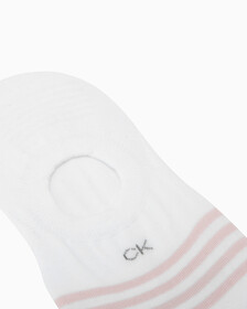 WOMEN'S MONOGRAM LOGO LINER, WHITE, hi-res