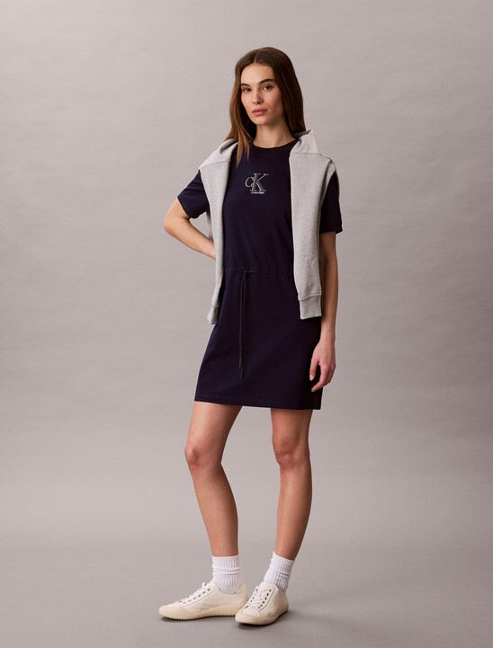 Cooling Tie Waist T-Shirt Dress