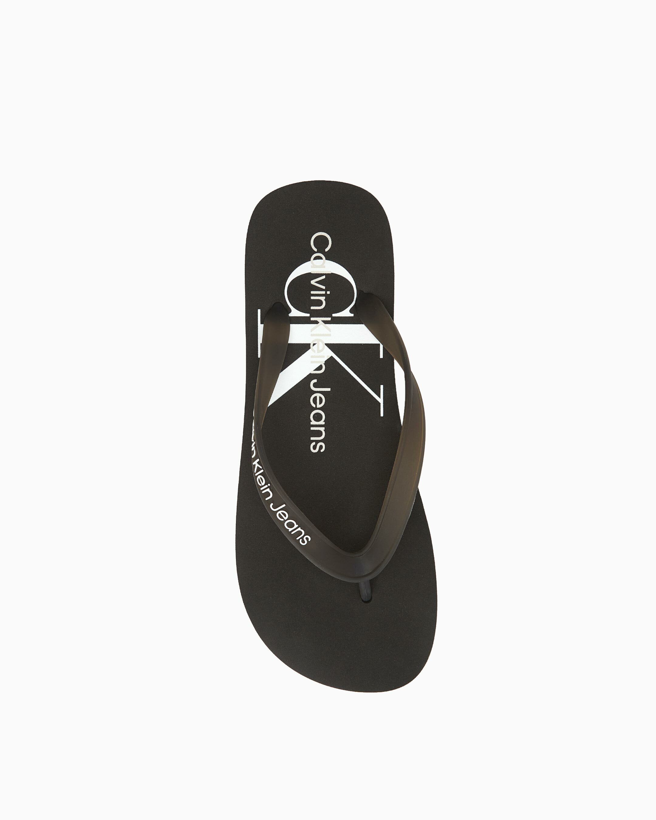 White calvin on sale klein flip flops