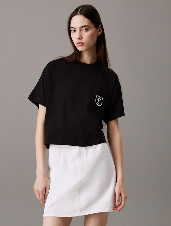 CK Crest Boxy Pocket Tee