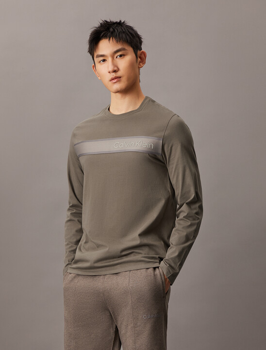 Logo Tape Long Sleeve Tee