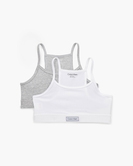 Girls 2 Pack Modern Cotton Bralette