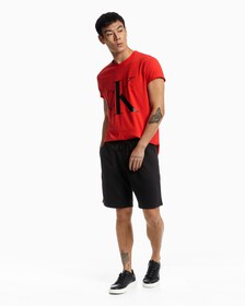 MONOGRAM RELAXED FIT TEE, HIGH RISK RED-6, hi-res