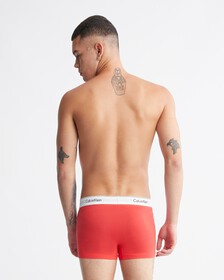 Modern Cotton Stretch Trunks 2 Pack, Rouge/Charcoal Gray, hi-res