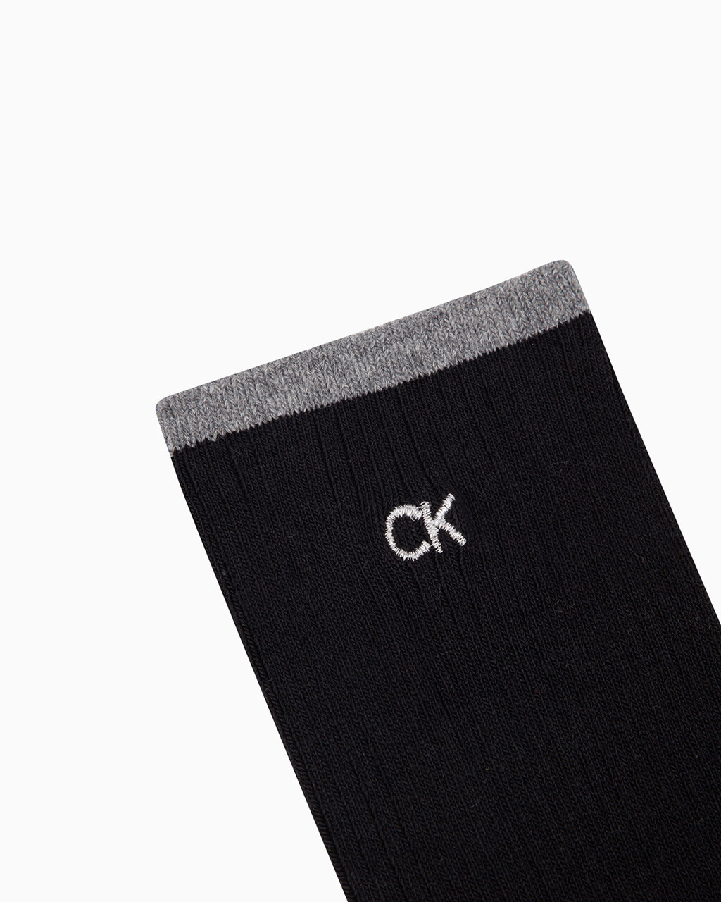 Women's 1 Pack Rib Crew Socks, BLACK, hi-res