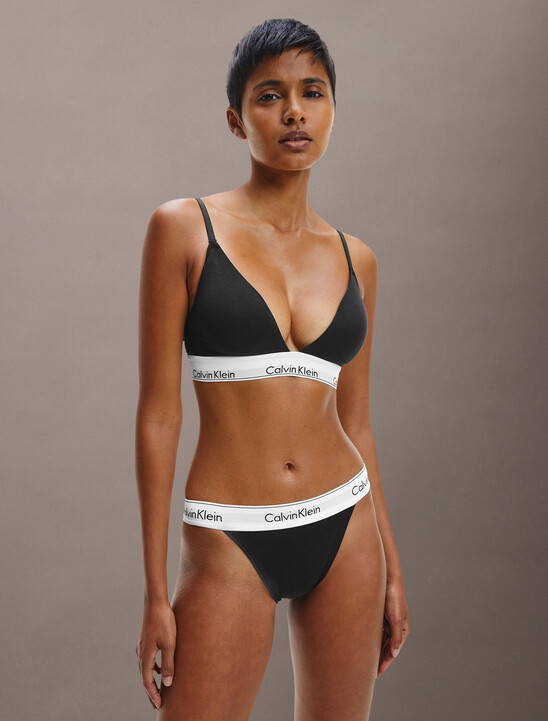 Icon Cotton Lightly Lined Triangle Bra