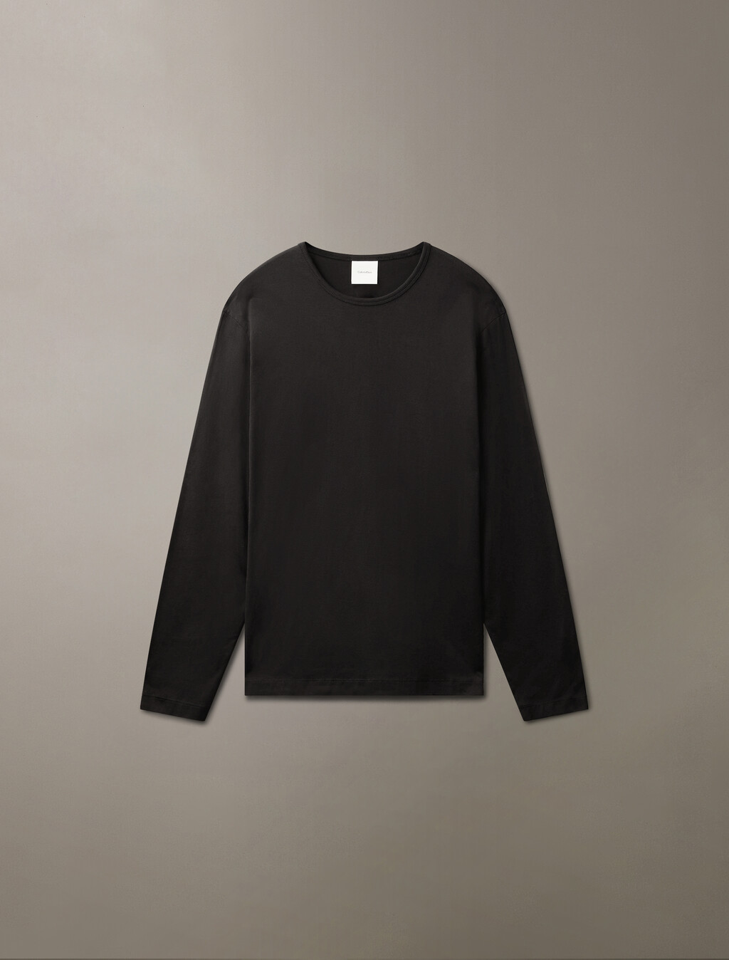The Calvin Mercerized Tee, Black, hi-res