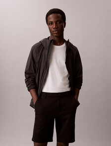 Refined Stretch Chino Short, Black, hi-res