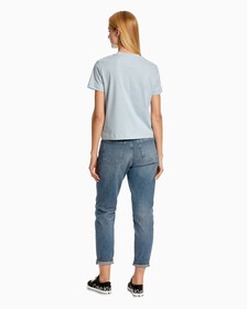 PEARLIZED MONOGRAM APPLIQUE TEE, Bayshore Blue, hi-res