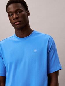 Performance Cotton Blend Gym T-shirt, Aegean Ocean, hi-res