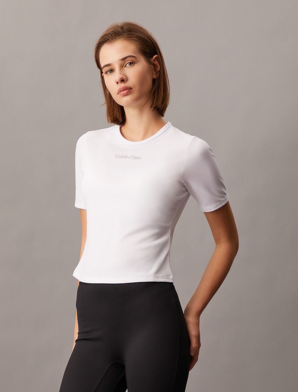 Essentials+ Short Sleeve Tee, Brilliant White, hi-res