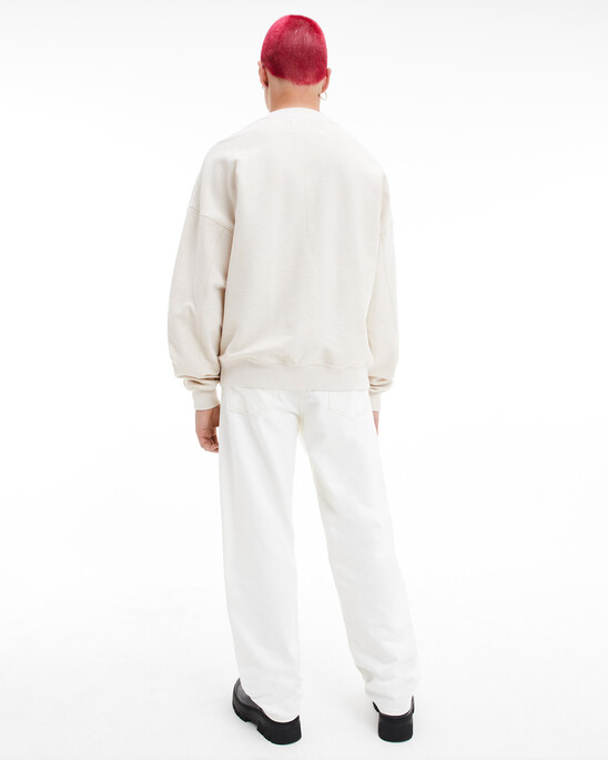 MONOLOGO TEXTURED SWEATSHIRT