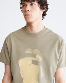 STANDARDS SHRUNKEN EMBRACE GRAPHIC T-SHIRT, Molded Clay, hi-res