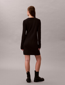 Interlock Mini Dress, Black, hi-res
