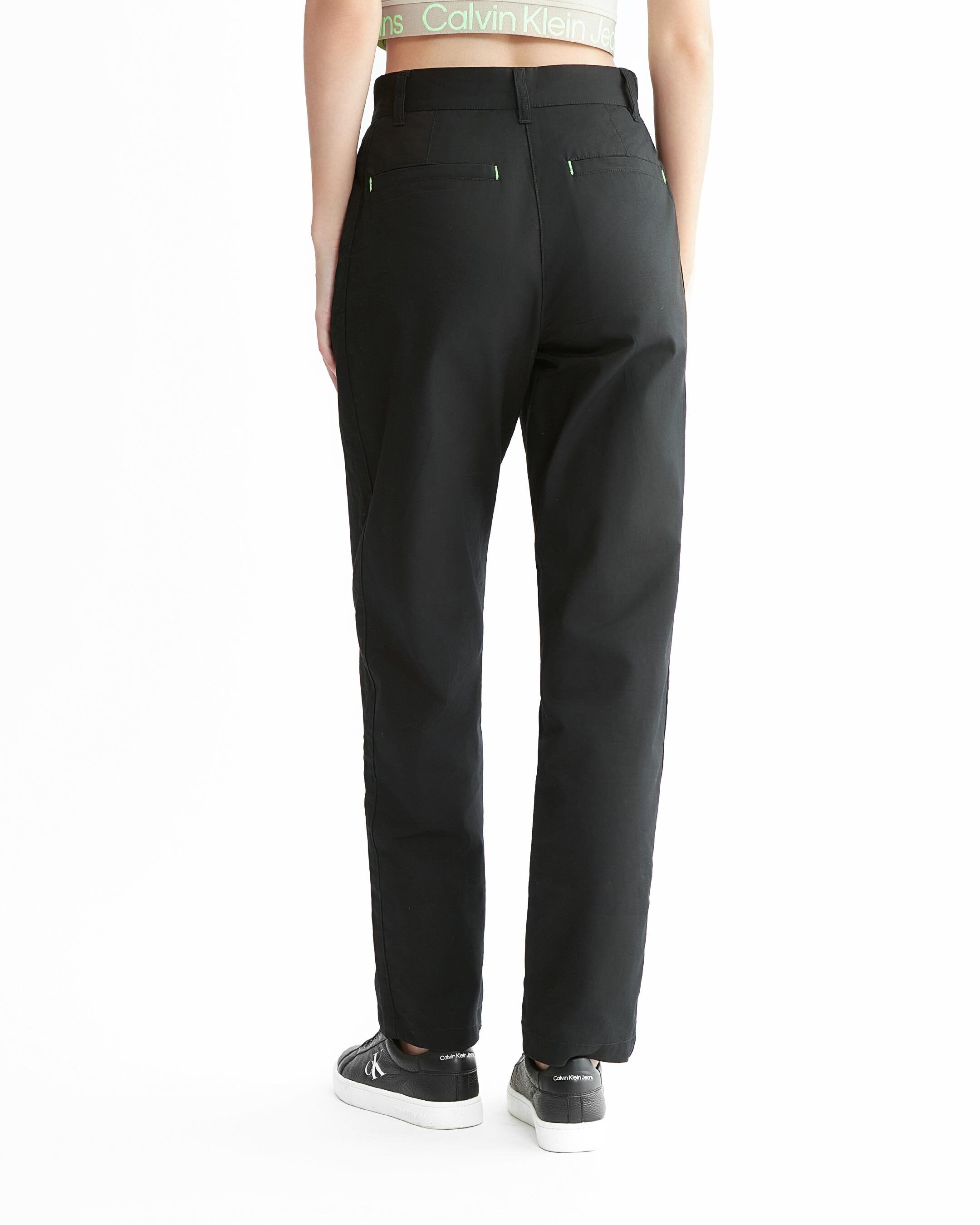 Pleated Straight Chinos black Calvin Klein Singapore