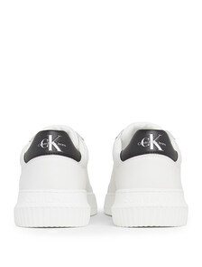 Leather Trainers, Bright White/Black, hi-res