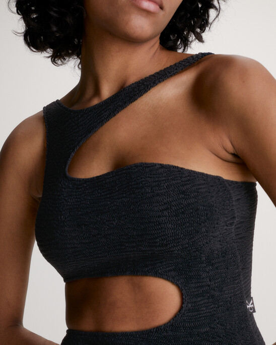CK Texture Cut Out Swimsuit