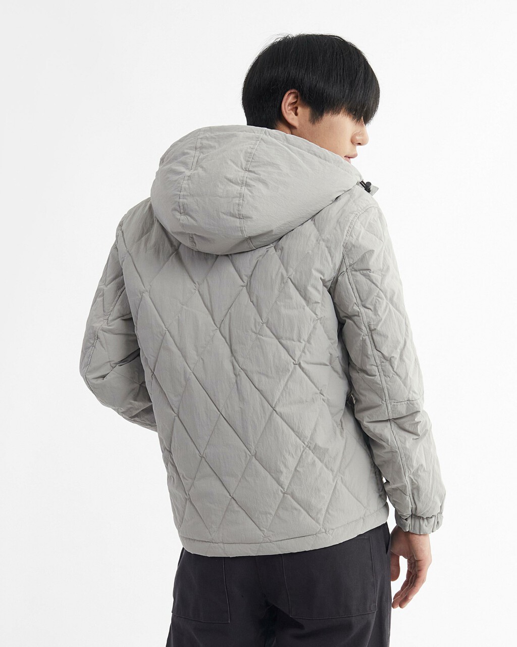 PACKABLE DOWN JACKET, Mercury Grey, hi-res