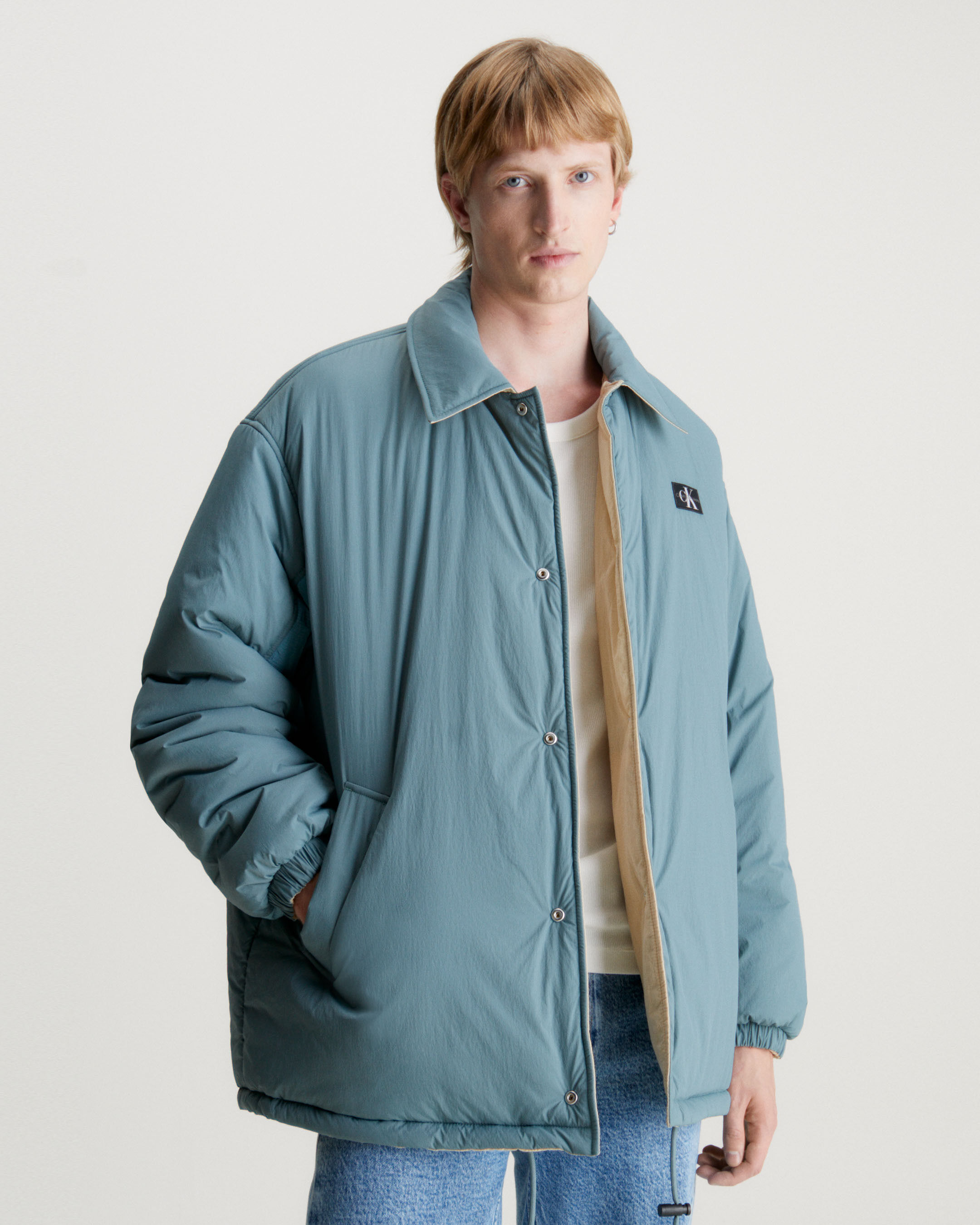 White calvin hotsell klein jacket