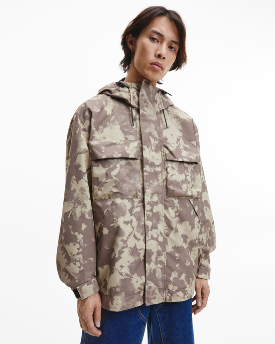 RECYCLED POLYESTER HOODED WINDBREAKER