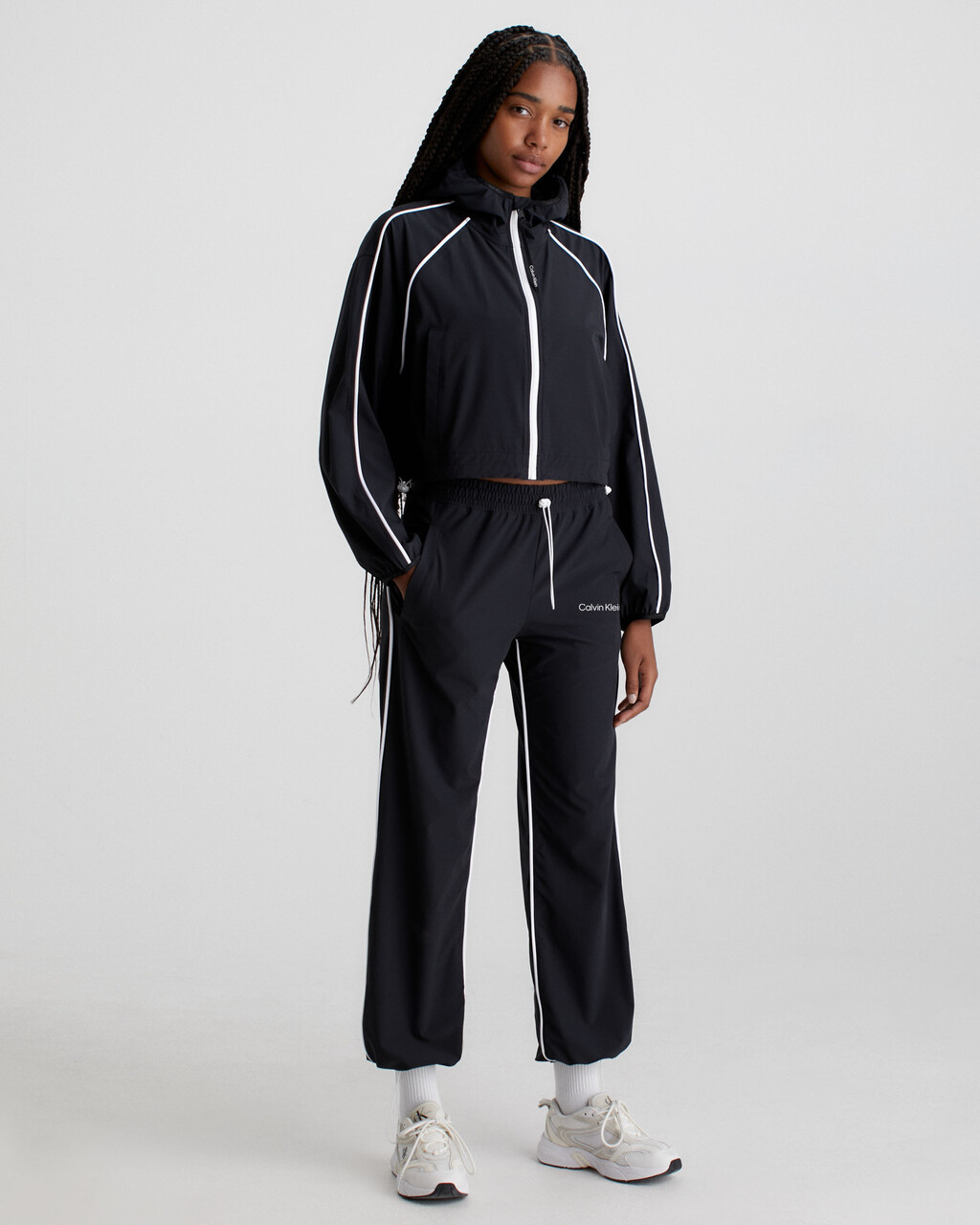 Relaxed Parachute Pants, BLACK BEAUTY, hi-res