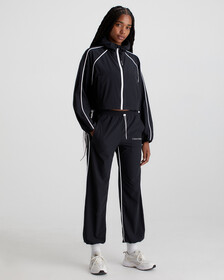 Relaxed Parachute Pants, BLACK BEAUTY, hi-res