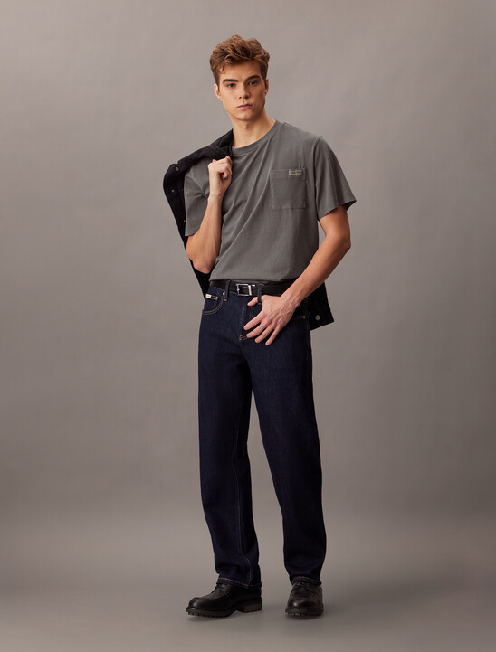 Mineral Dye Cropped Easy Tee