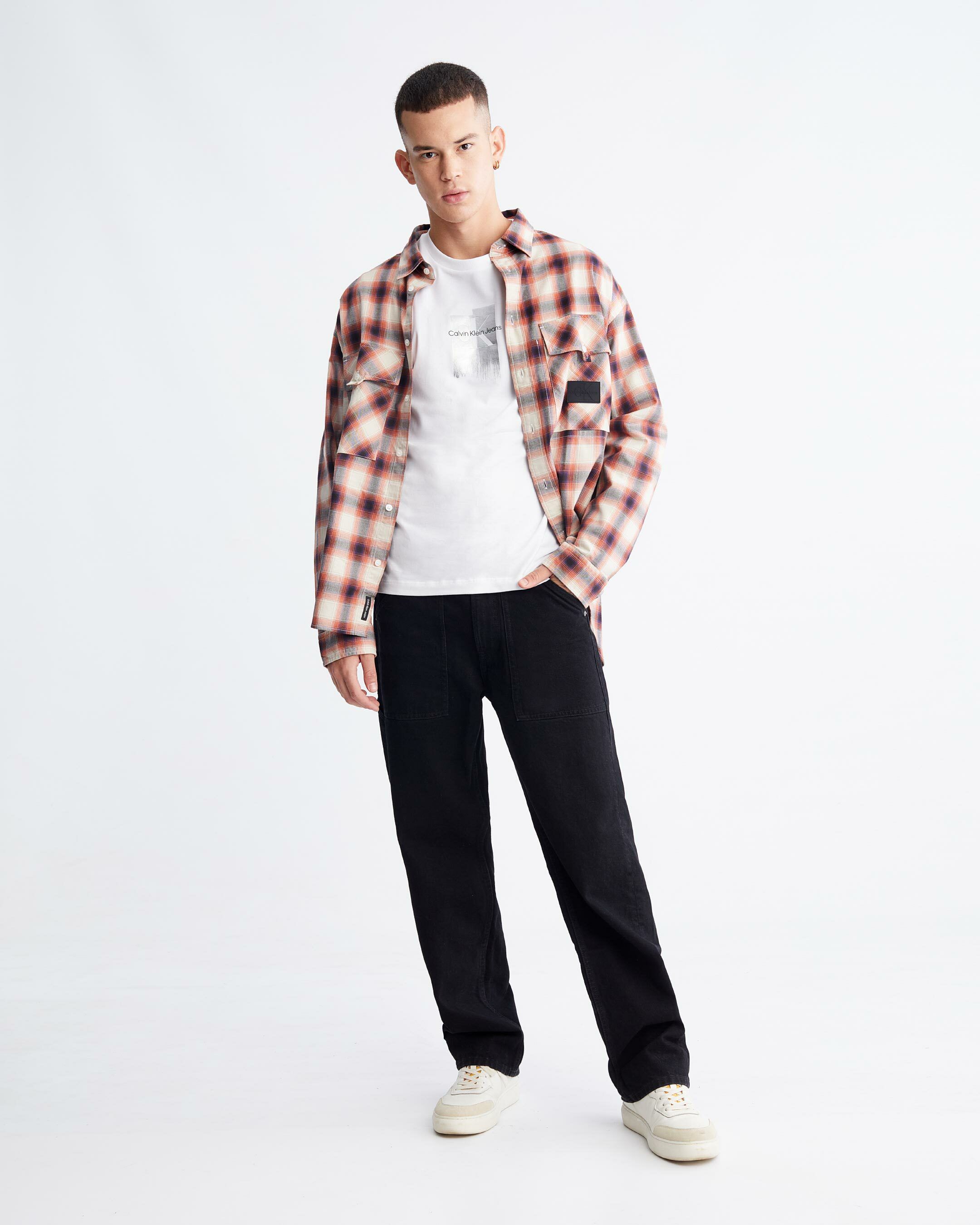 Recycled Cotton 90s Straight Workwear Pants