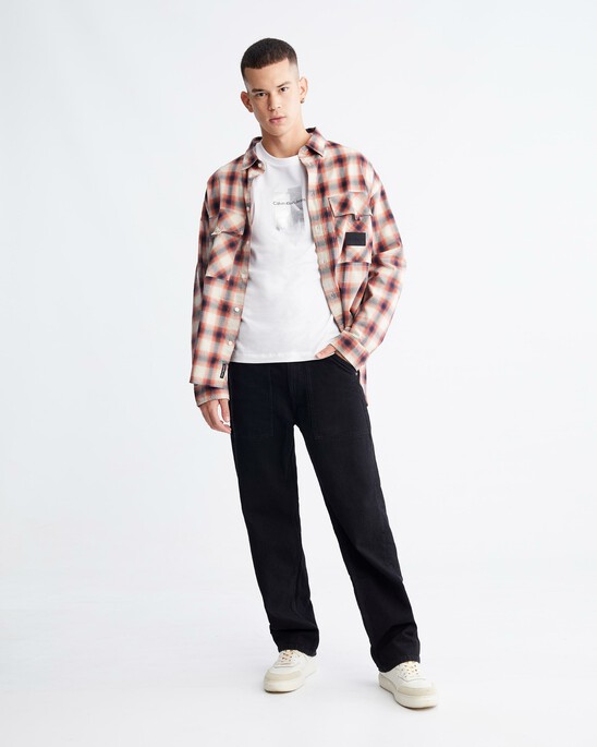 Recycled Cotton 90s Straight Workwear Pants
