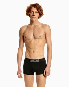 Reimagined Heritage Cotton Stretch Trunks, Black, hi-res