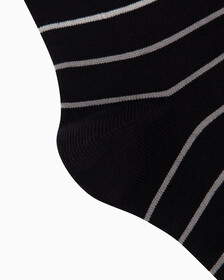 Men's 1 Pack Gradation Crew Socks, BLACK, hi-res