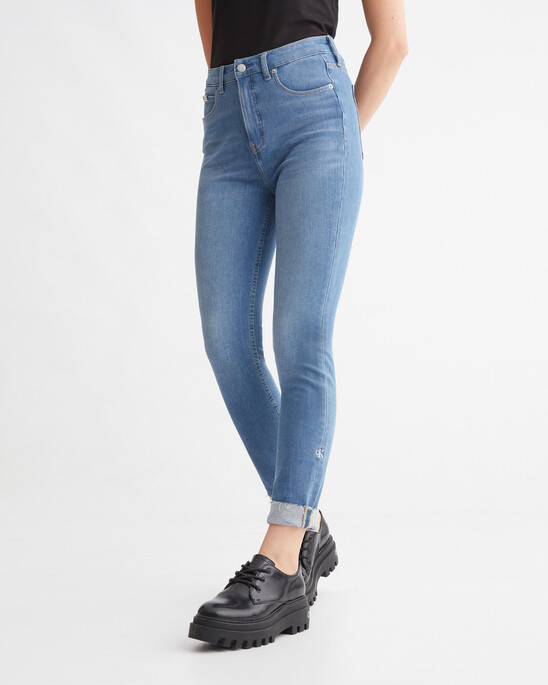 Ultimate Stretch High Rise Skinny Ankle Jeans