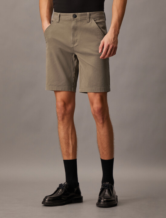 Essential Cotton Lyocell Chino Shorts