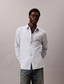 Relaxed Oxford Cotton Shirt, Plein Air, hi-res
