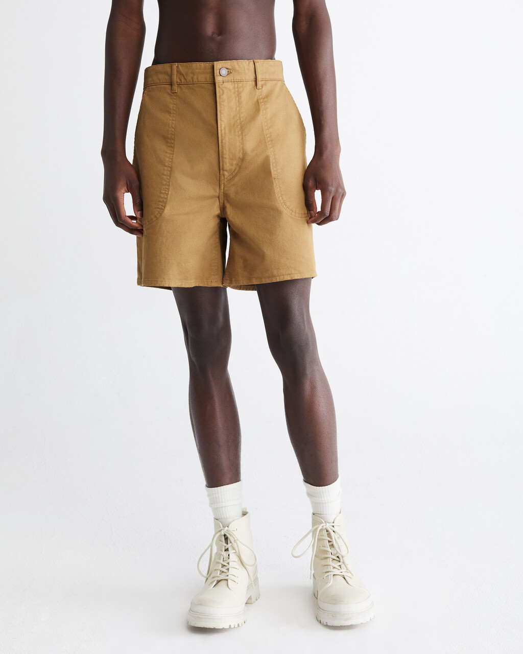 STANDARDS OVERDYED DECK SHORTS, OLIVE-210KCB, hi-res