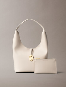 Stone Lock Slouchy Small Shoulder Bag, Chateau, hi-res