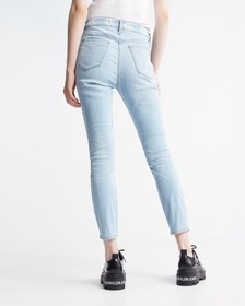 37.5 High Rise Skinny Ankle Jeans, Light Blue Dstr Back Emb, hi-res