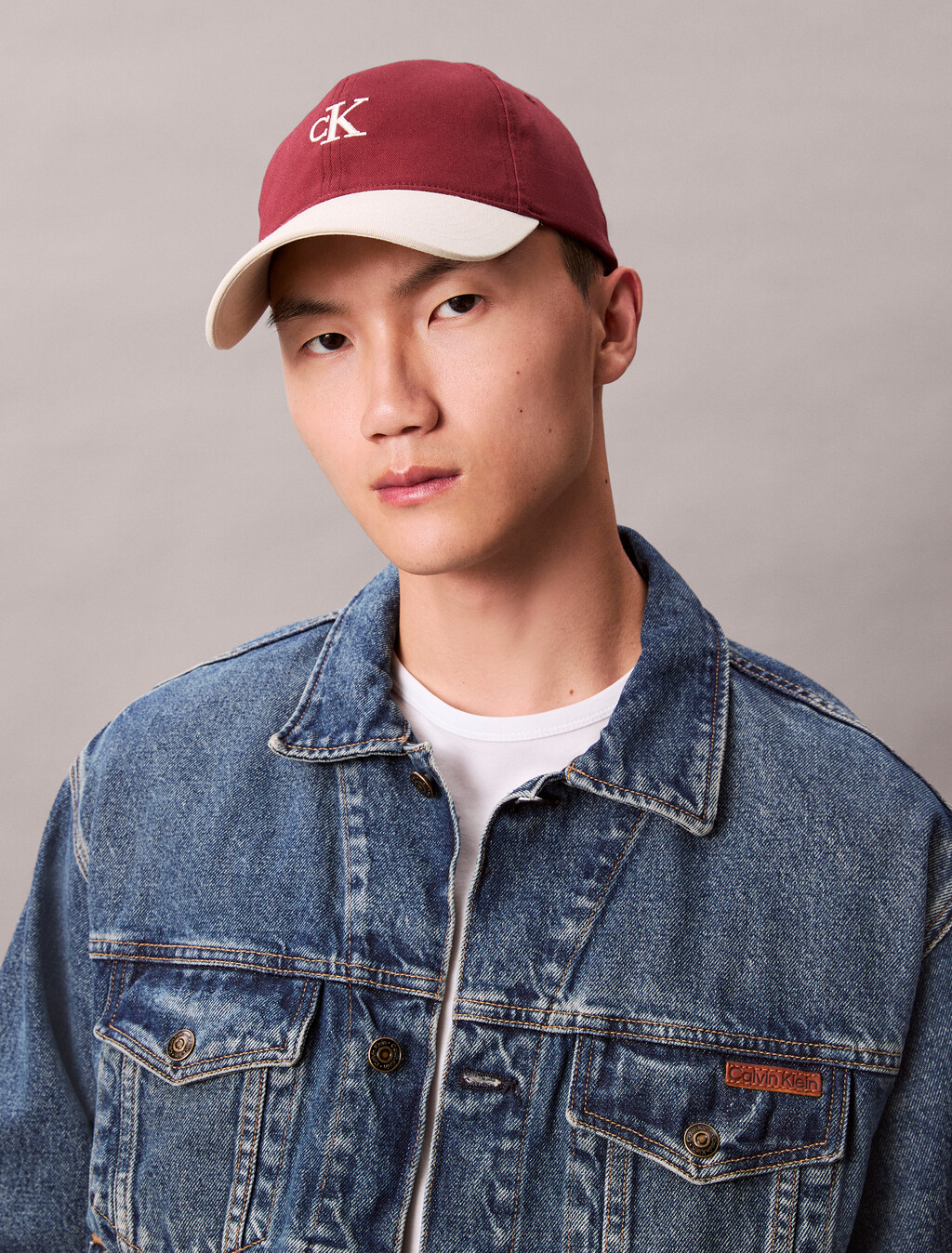 Contrast Embroidered Logo Baseball Cap, Decadent Chocolate, hi-res