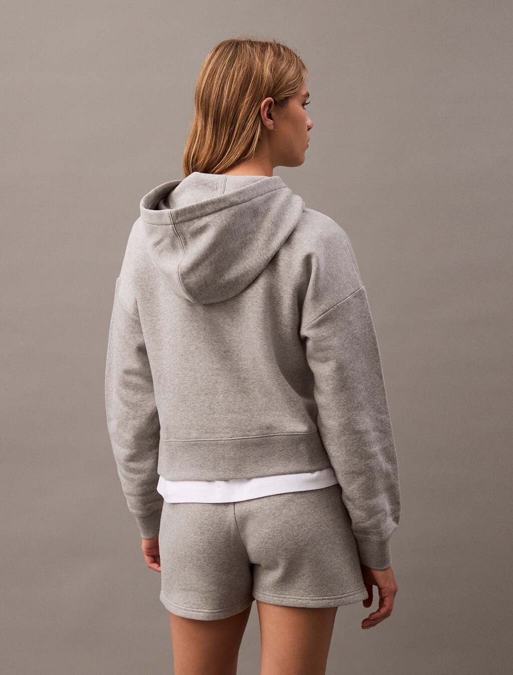 Archive Logo Fleece Hoodie, Heroic Gray Heather, hi-res