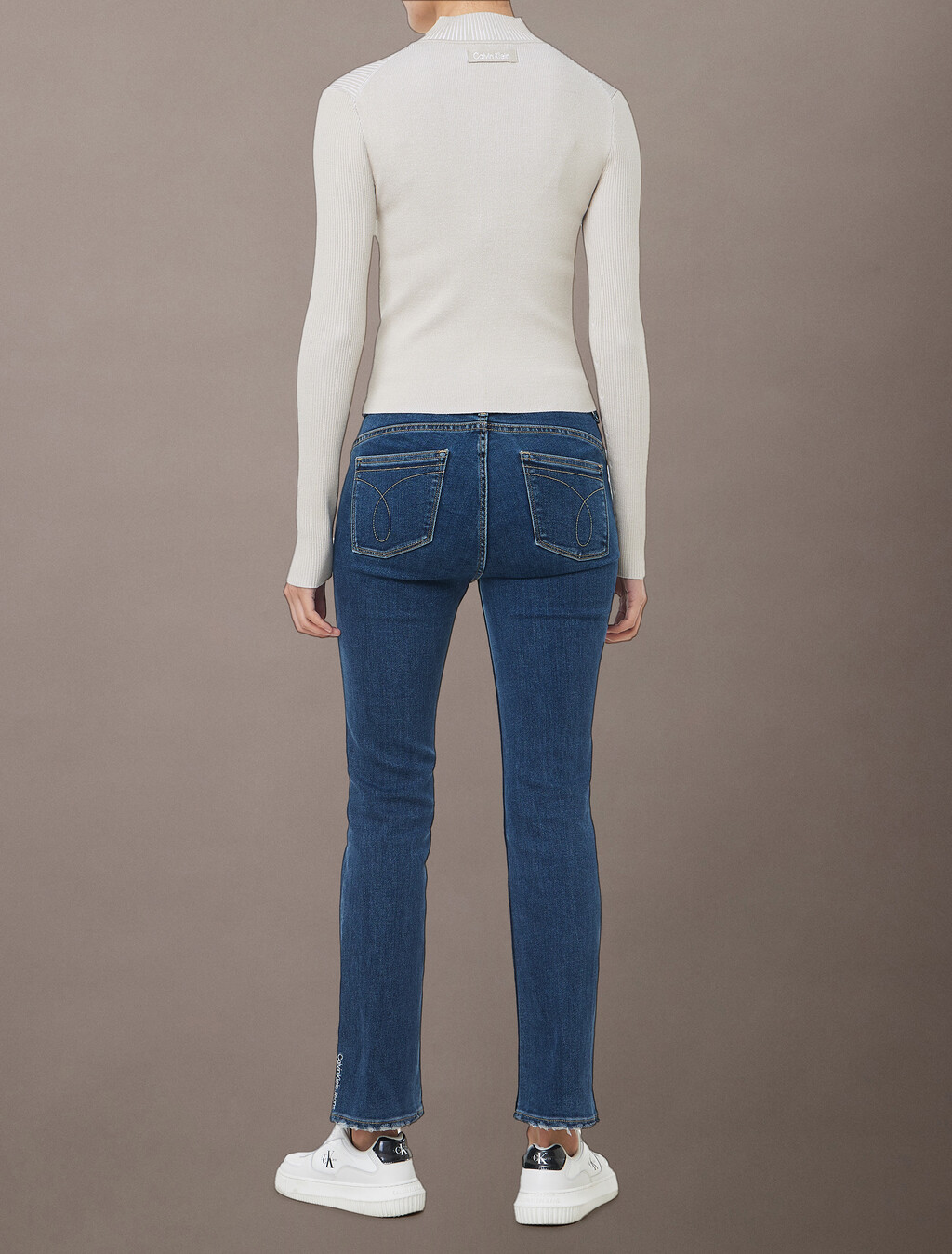 Sculpted Knit Zip Up Cardigan, Island Fossil, hi-res