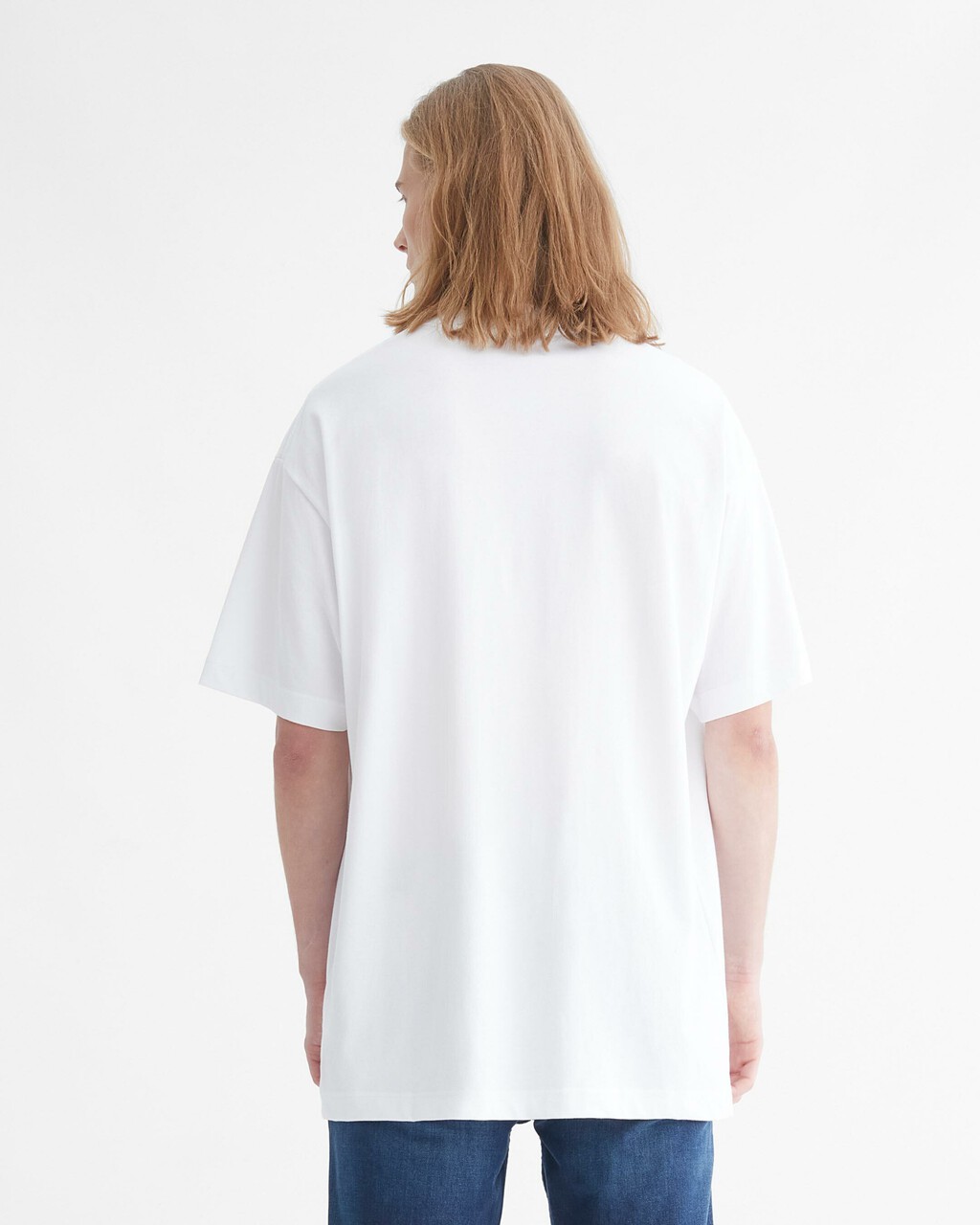 Archival Neutrals Monogram Tee, BRIGHT WHITE, hi-res