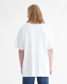 Archival Neutrals Monogram Tee, BRIGHT WHITE, hi-res