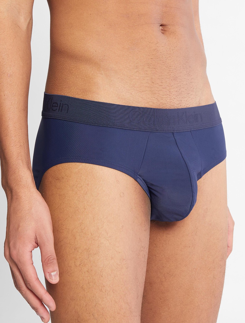Ck Black Micro Hipster Briefs, Blue Shadow, hi-res