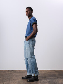 Jung Kook for Calvin Klein Monologo T-Shirt, Dark Denim, hi-res