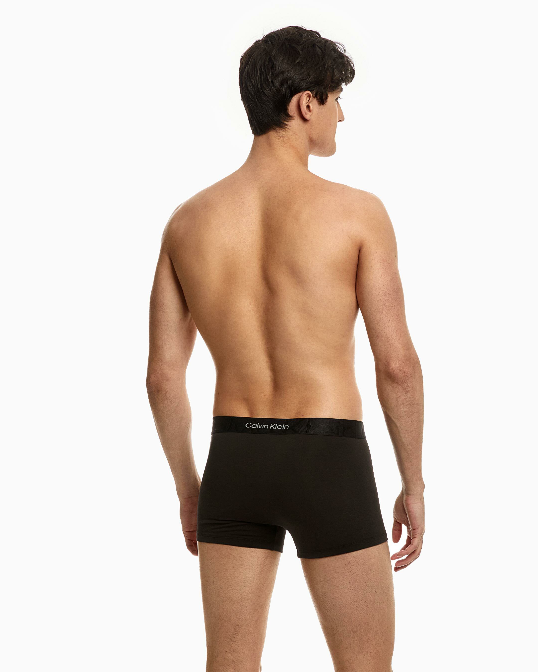 Embossed Icon Cotton Trunks black Calvin Klein Singapore