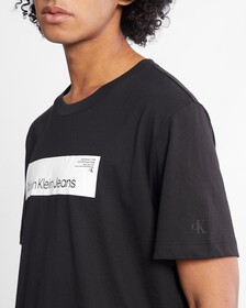 Hyper Real Box Logo Tee, Ck Black, hi-res