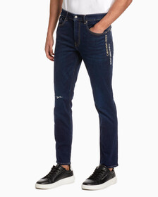 INFINITE FLEX BODY SKINNY JEANS, Dark Blue Dstr Tonal Logo, hi-res
